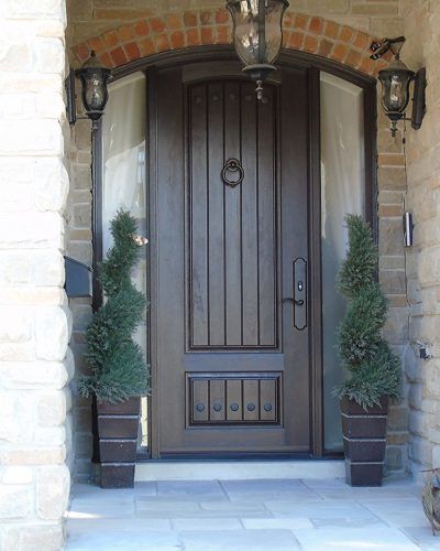 Most realistic wood grain fiberglass door