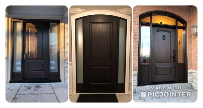 Front doors in Richmond Hill