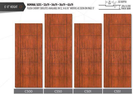 Custom fiberglass doors