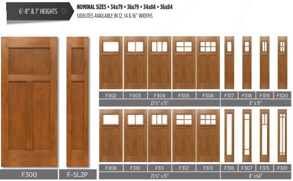 Craftsman style doors