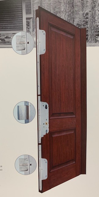 Most realistic wood grain fiberglass door