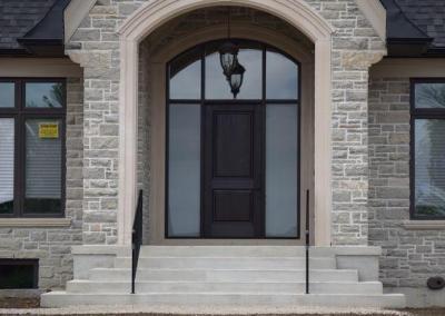 Custom fiberglass door