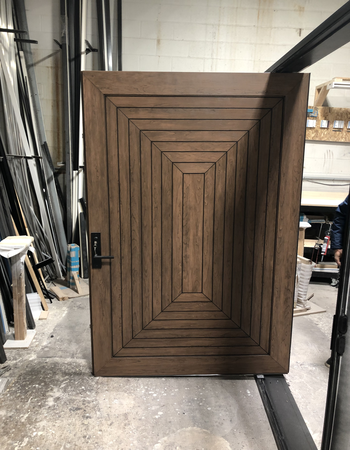 Custom fiberglass door design