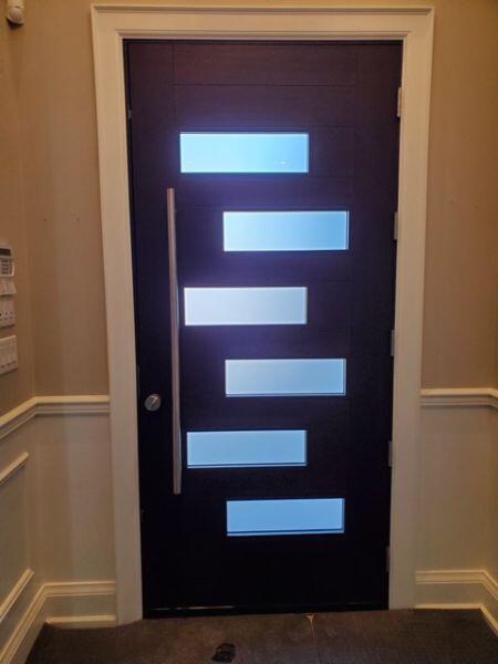 Custom fiberglass front door