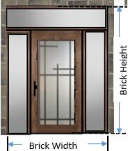 Double fiberglass door