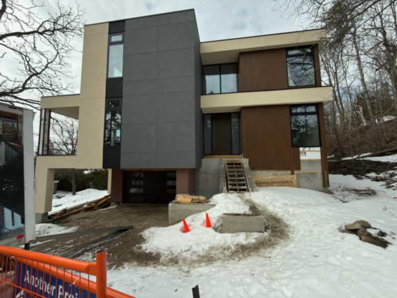 Oversized Modern front door Barrie Custom Exterior door and installatino serving GTA