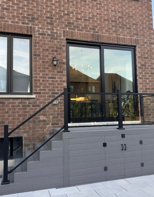 Black Sliding Patior Door in Vaughan